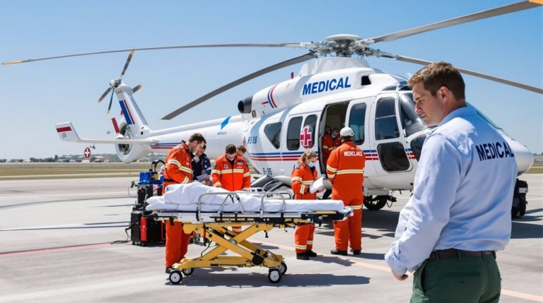 services médicaux d'urgence soutien
