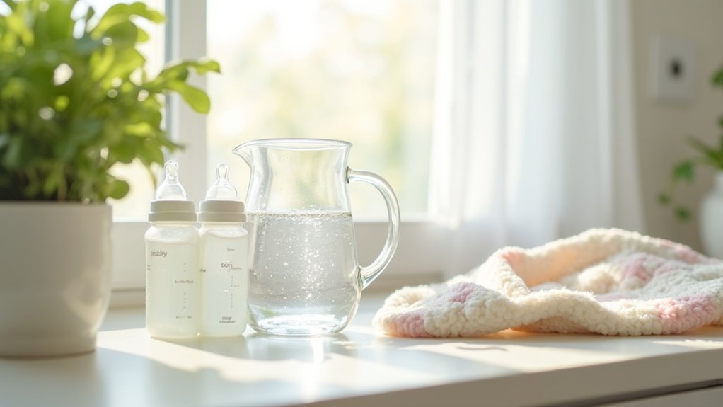 besoins en hydratation pour les bébés nourris au lait maternisé