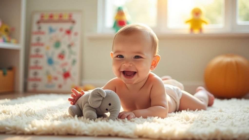jalons de développement interactif pour les bébés