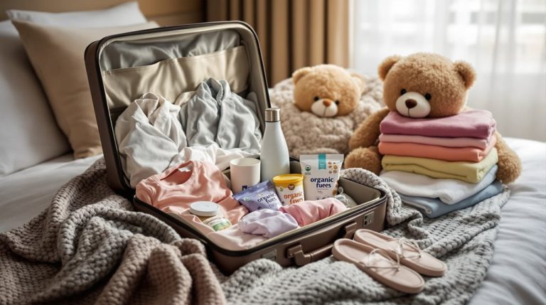 essentiels pour le sac de maternité