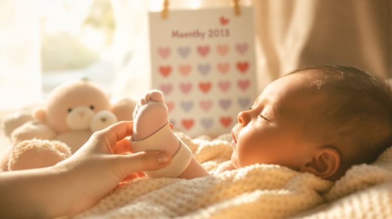 jalons du premier mois de bébé