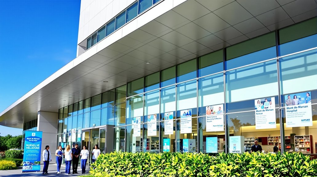 services de l'hôpital de Mont-de-Marsan