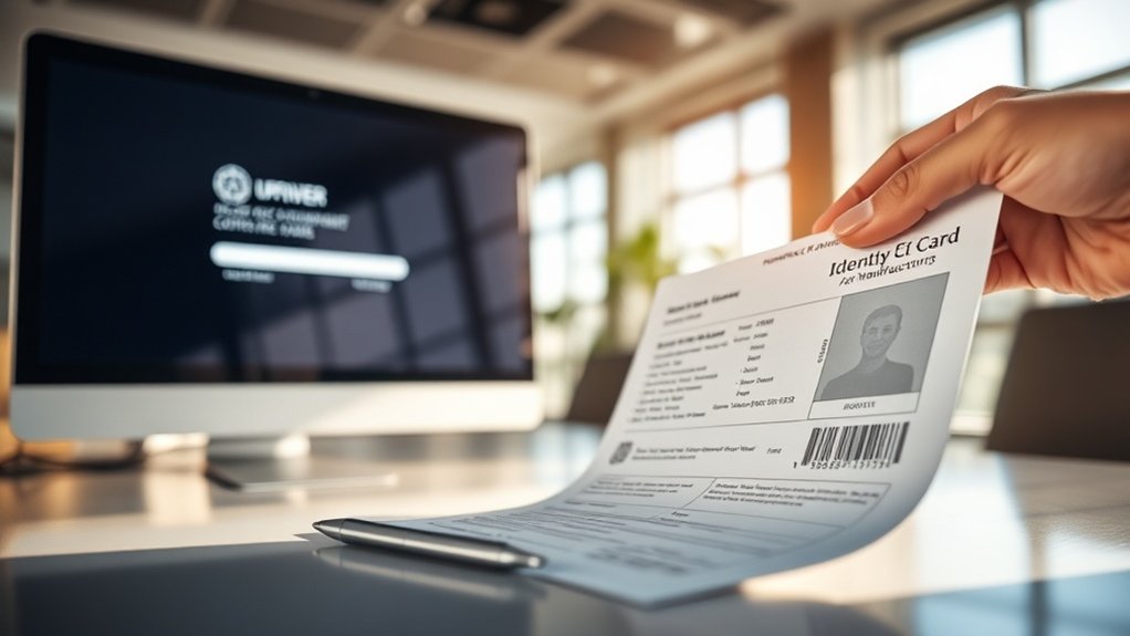 processus de demande de carte d'identité nationale
