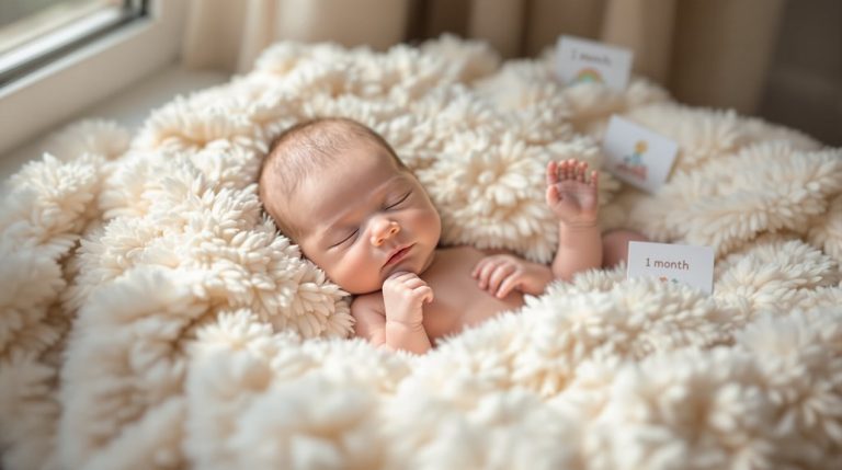 jalons de développement d'un bébé d'un mois