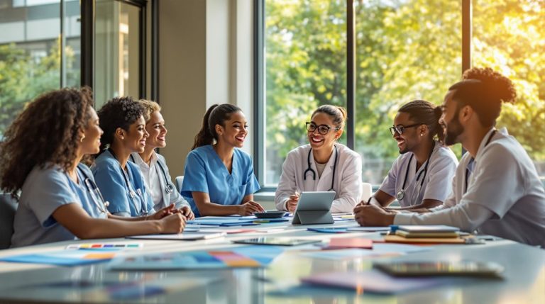 soutien régional pour les professionnels de la santé