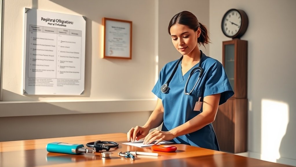 conformité réglementaire pour les infirmières