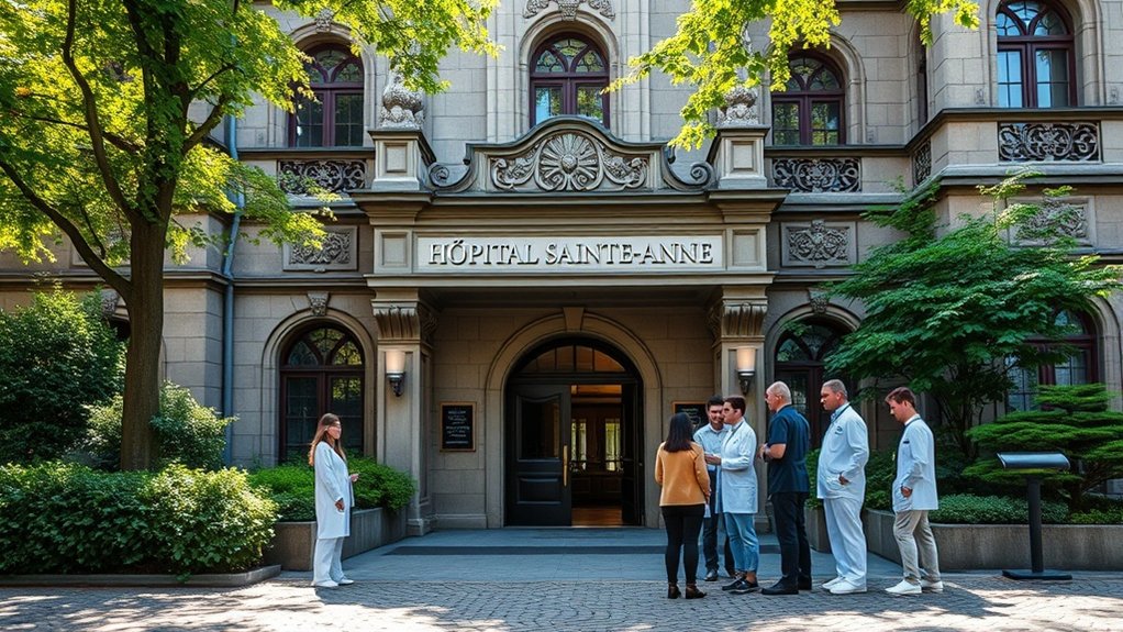 L'évolution historique psychiatrique de Sainte-Anne