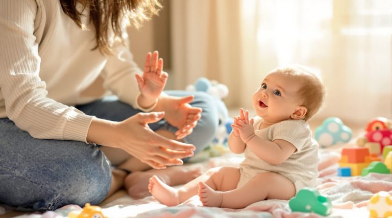 déverrouillage de la langue des signes pour bébés