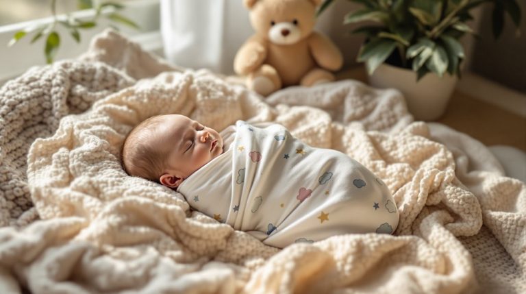 techniques de déballage pour emmaillotage de bébé