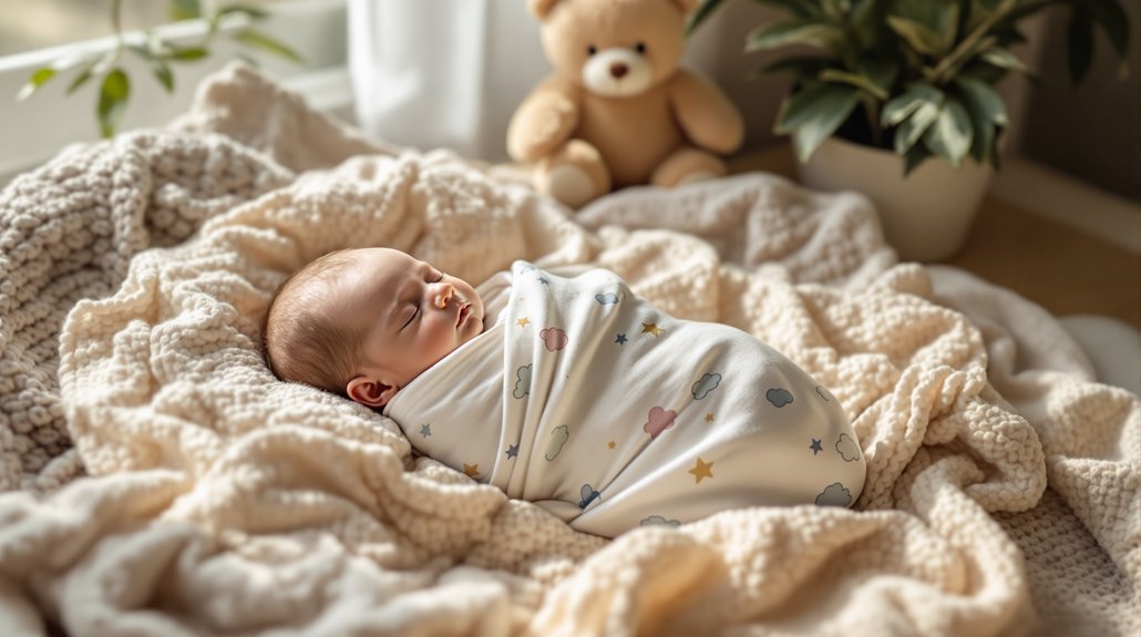 techniques de déballage pour emmaillotage de bébé