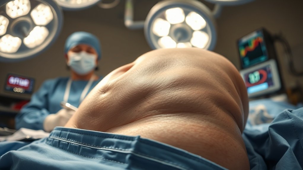 chirurgie abdominale avec incision