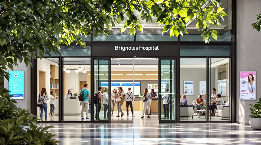 services d'accès de l'hôpital de Brignoles