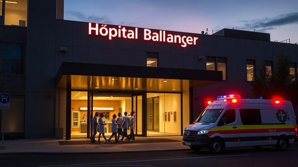soins d'urgence disponibles 24h/24 et 7j/7