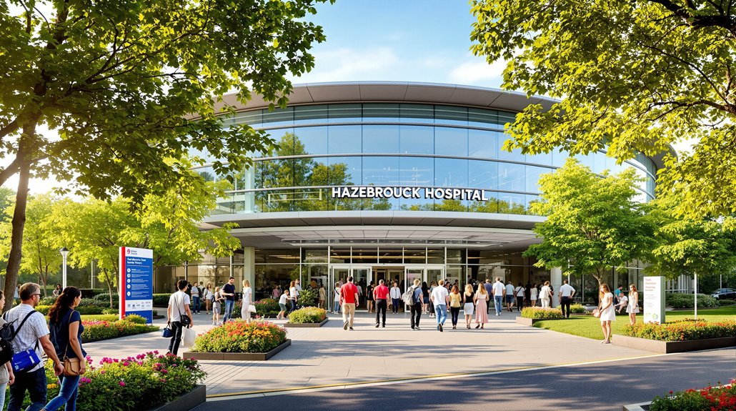 aperçu des services hospitaliers de Hazebrouck