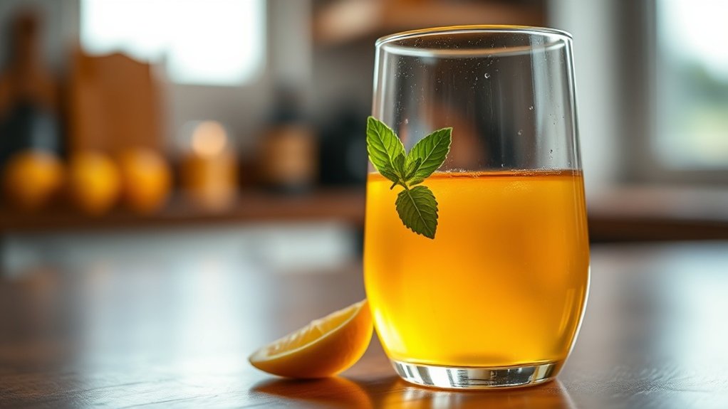 remède pour la gorge au miel et au citron