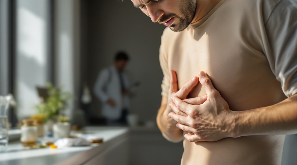 causes de douleur abdominale gauche