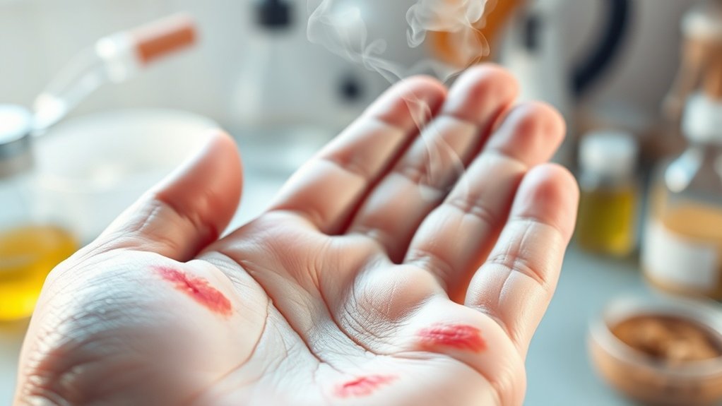 irritation de la paume explications scientifiques