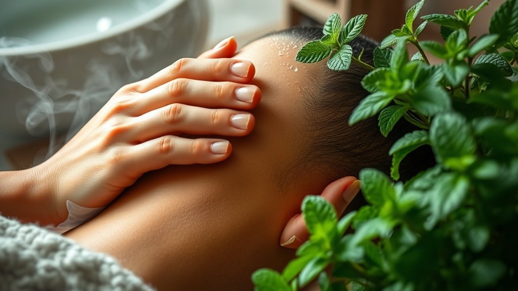 huile de menthe poivrée soulagement musculaire