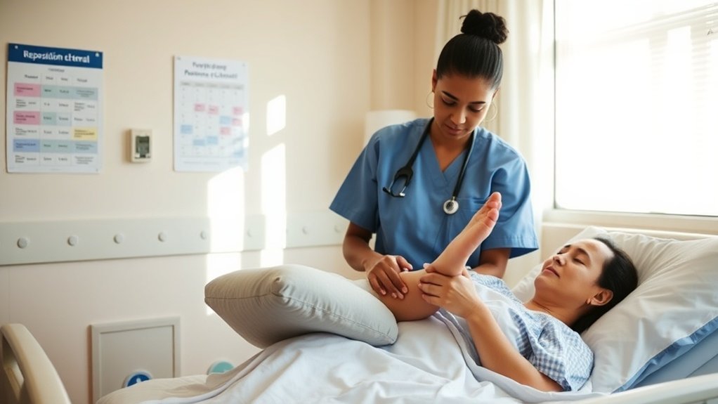 repositionnement régulier pour les patients