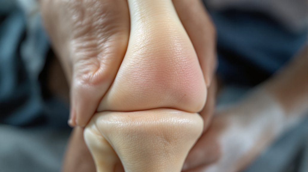 douleur au tendon due à une enthésopathie