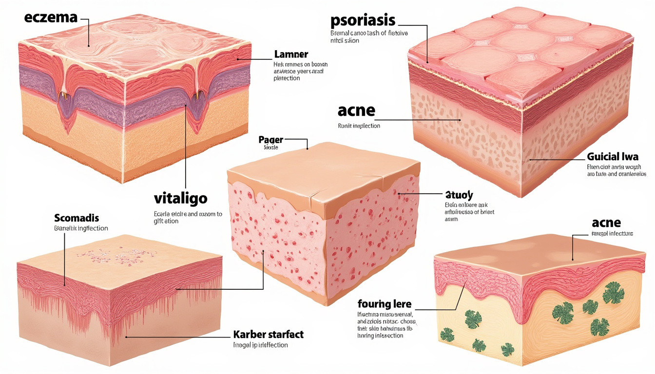 découvrez les principales maladies de la peau, leurs symptômes et les traitements efficaces pour prendre soin de votre peau au quotidien.